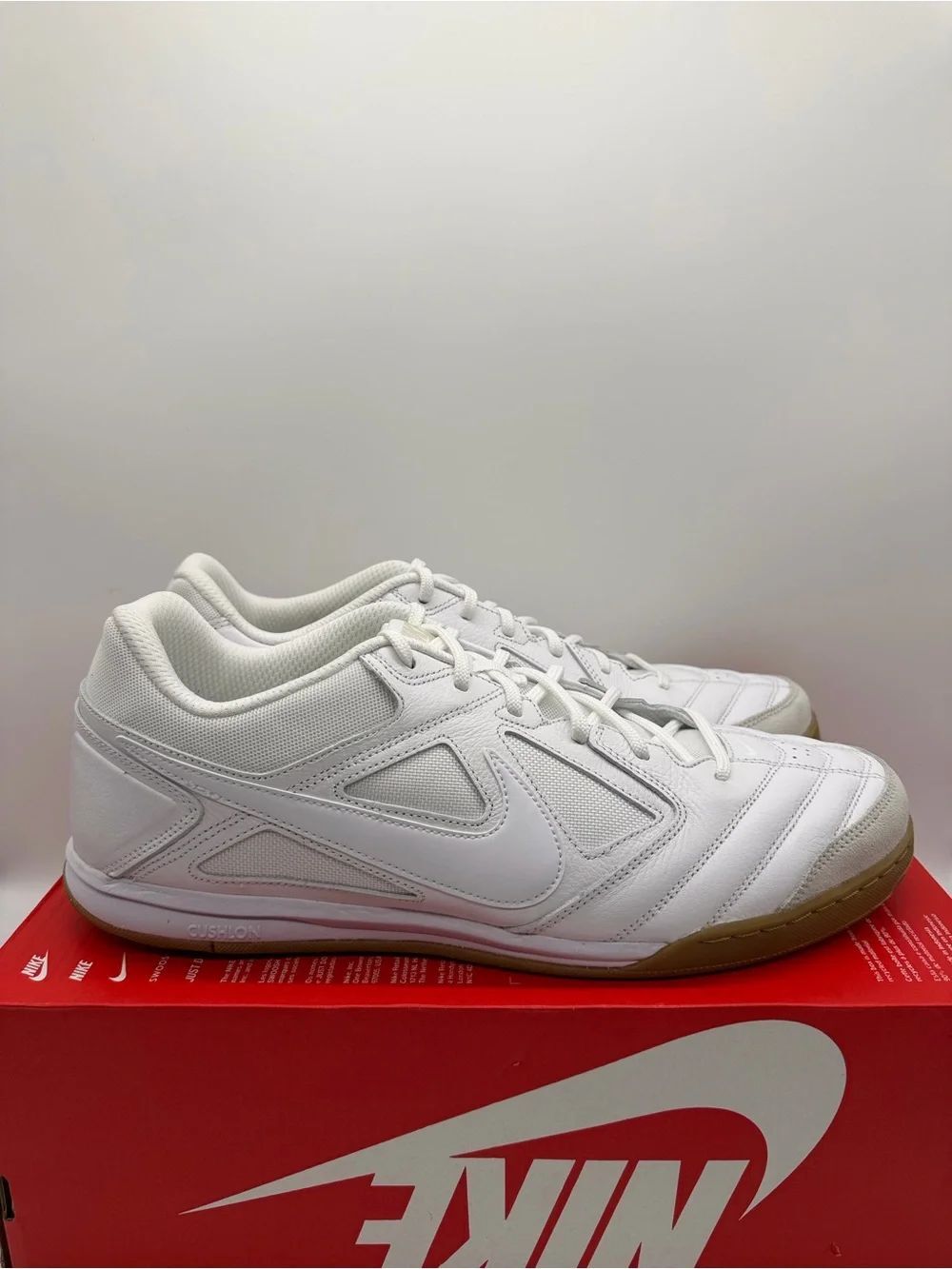 Nike Gato White Gum Brown HQ6019-100 Men’s Size 14